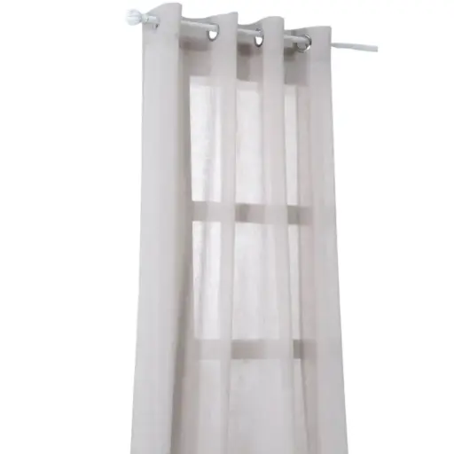 [157411-TT] Paloma Sheer Panel Natural 104in