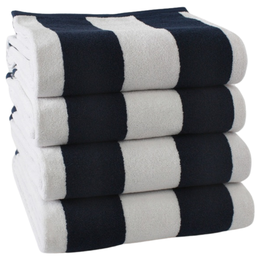 [150653-TT] Beach Club Towel Navy