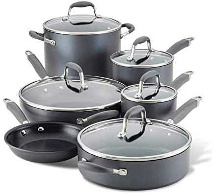 [159413-TT] Anolon Advanced Moonstone Cookware Set 11pc