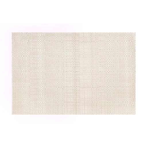 [111419-TT] Trace Basketweave Placemat White
