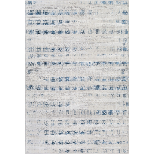 [167256-TT] Lustro Blue Grey Rug 5x7