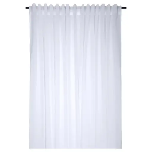 [160716-TT] Madrid Sheer Curtain Panel White 102in
