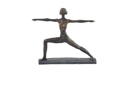 [161062-TT] Warrior Yoga Sculpture 14x12in