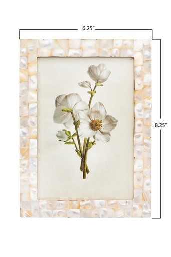 [161163-TT] Mother of Pearl Photo Frame 5x7
