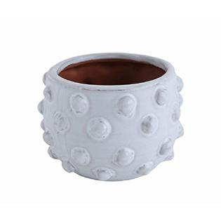 [161208-TT] Terra-cotta Planter w Raised Dots 6in