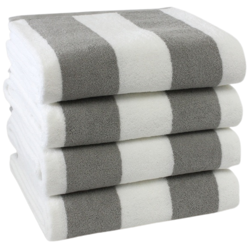 [162388-TT] Beach Club Towel Grey