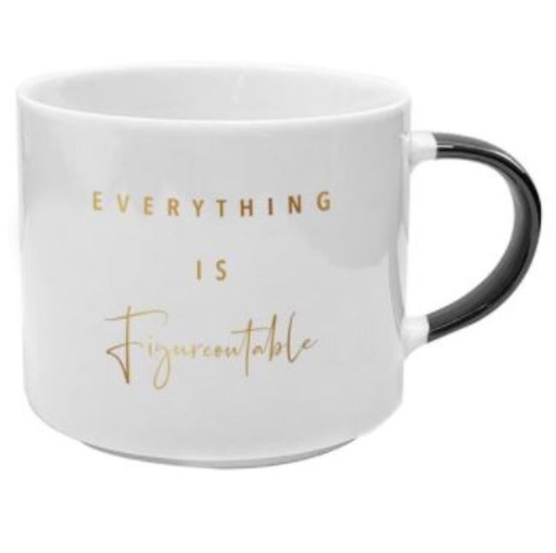 [162510-TT] Everything Is Figureoutable Stackable Mug