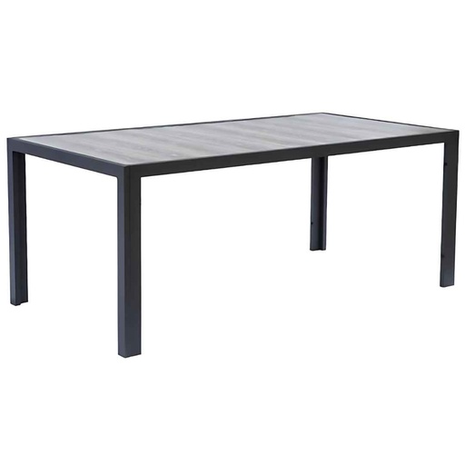 [163045-TT] Cali Dining Table Gunmetal