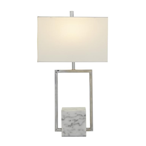 [163193-TT] Marble Table Lamp 14"W 25"H