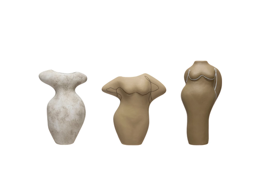 [163679-TT] Terra-cotta Body Vases Assorted