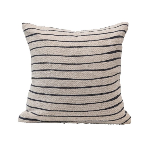 [163689-TT] Striped Cotton Pillow 20" 