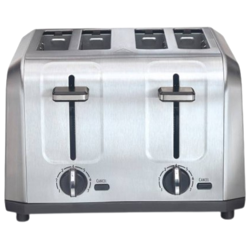 [163868-TT] Hamilton Beach Brushed Stainless Steel 4-Slice Toaster