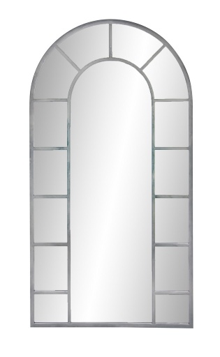 [164068-TT] Virgil Silver Arch Mirror 32x60in