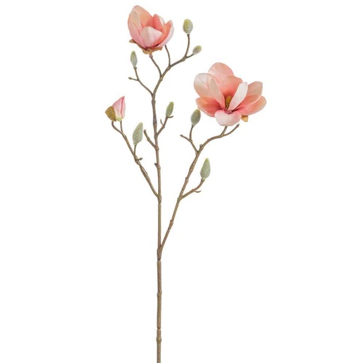 [164214-TT] Japanese Magnolia Spray Pink 21in