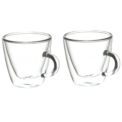 [164573-TT] Turin Espresso Cups Double Walled 4.7oz Set of 2