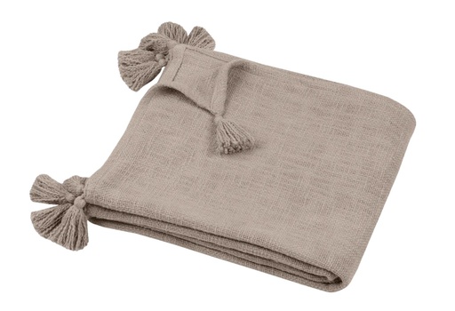 [164827-TT] Sanchez Beige Throw 