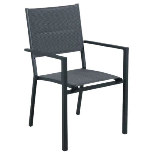 [164924-TT] Cali Dining Chair Gunmetal