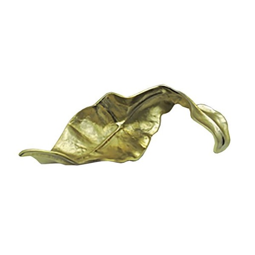 [165144-TT] Gold Curled Leaf 22in