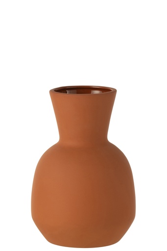 [165289-TT] Terracotta Vase 8in