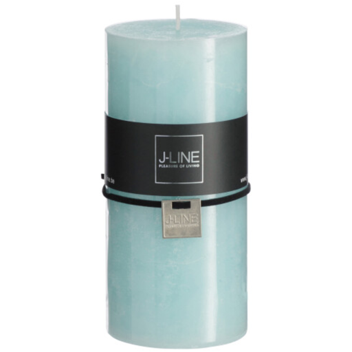 [165311-TT] Aqua Pillar Candle 6in