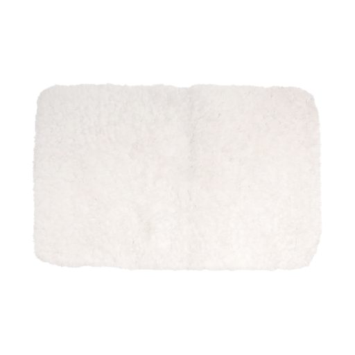[165522-TT] Sherpa Microfiber Bath Mat White