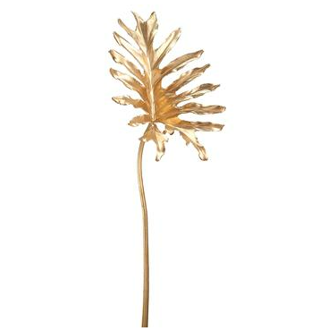 [165732-TT] Selloum Leaf Spray Gold 29in