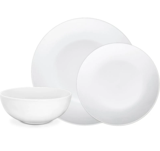 [165927-TT] Toulouse Coupe Porcelain Dinnerware Set 12pc
