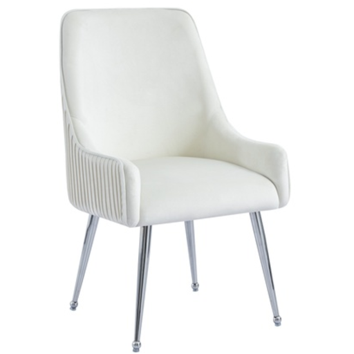 [166042-TT] Aria Dining Chair Pearl