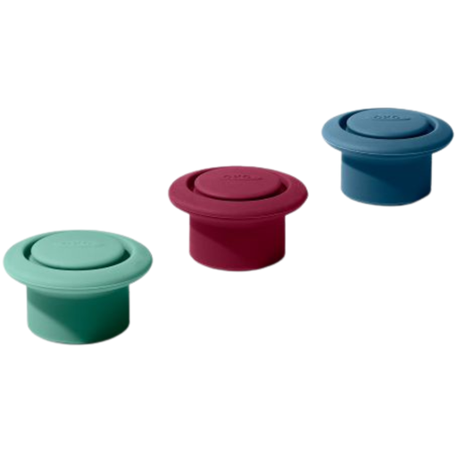 [166638-TT] OXO Good Grips Silicone Wine Stoppers Set of 3