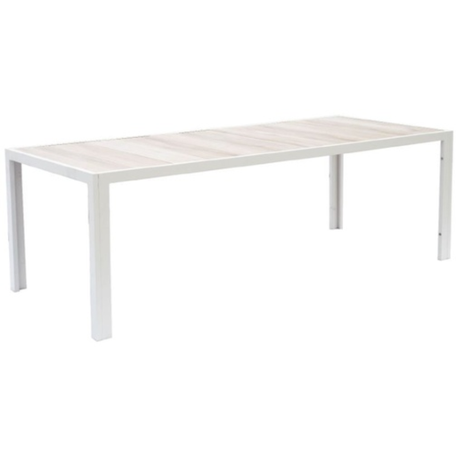 [166707-TT] Cali Dining Table White