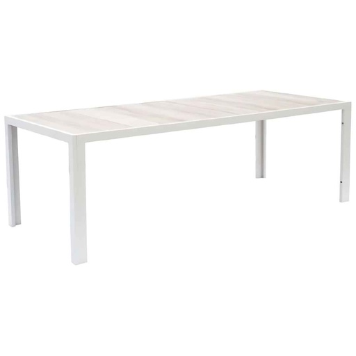 [166707-TT] Cali Dining Table White