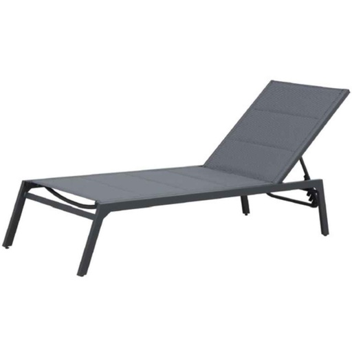 [166708-TT] Cali Sunlounger Gunmetal