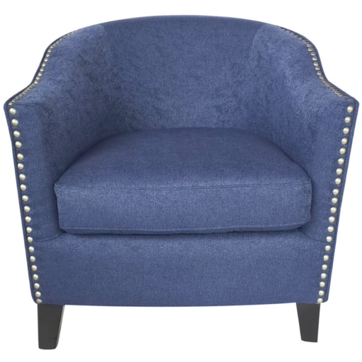 [166736-TT] Mario Accent Chair Azure