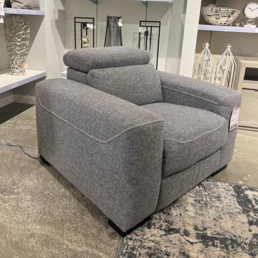 [166750-TT] Boswell Power Recliner Chair Grey