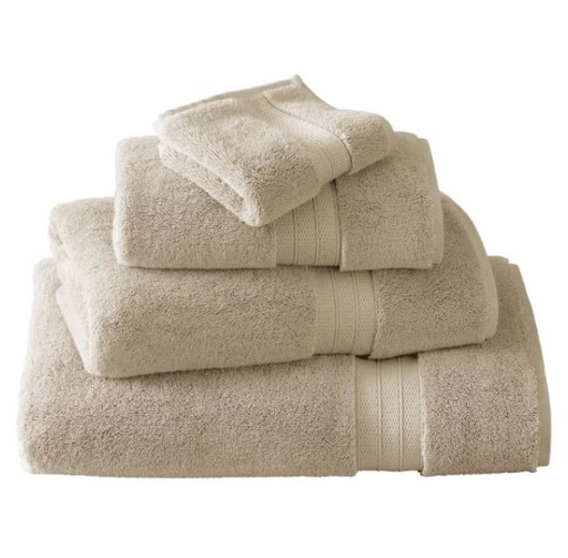 [166965-TT] Ankara Bath Towel Oatmeal