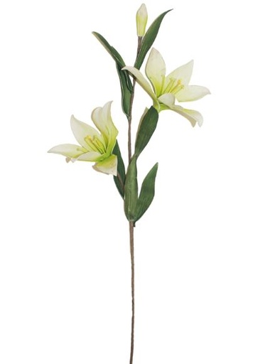 [167034-TT] Lily White Stem 40in