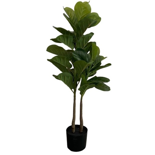 [167070-TT] Fiddle Leaf Tree in Plastic Pot 40in