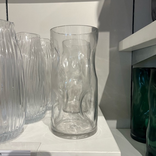 [167079-TT] Clear Water Vase 10in