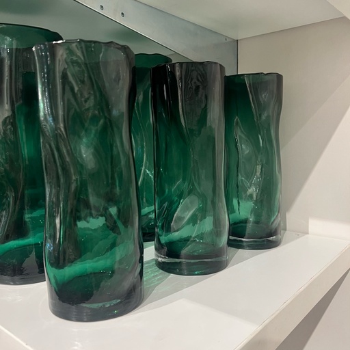 [167081-TT] Green Water Vase 10in