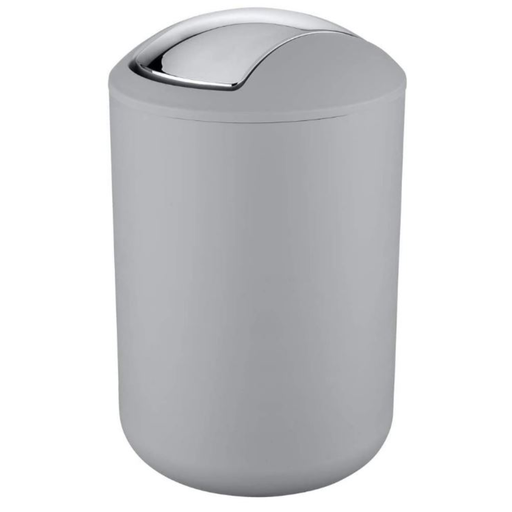 [167832-TT] Brasil Swing Cover Bin 6L Grey