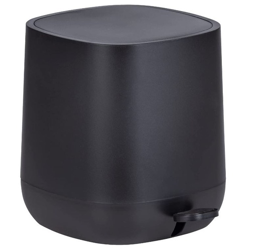 [167844-TT] Davos Matte Pedal Bin Black 5L