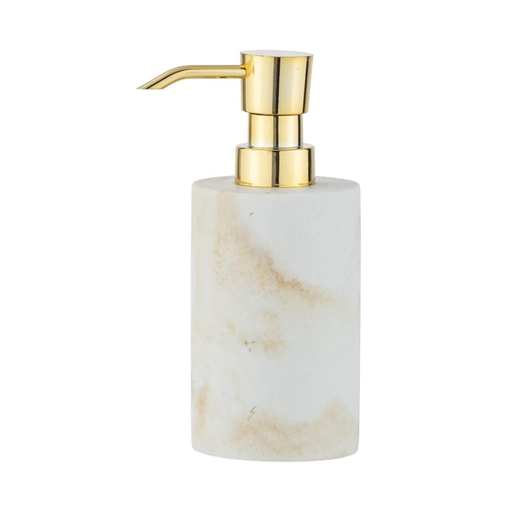 [167889-TT] Odos Dispenser White/ Gold