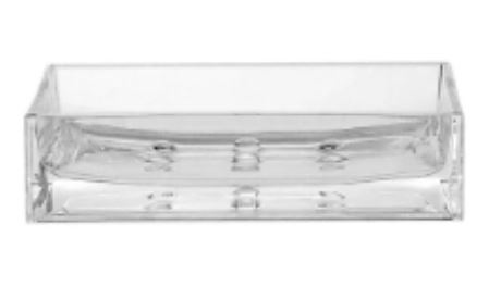 [302373-TT] Elements Ice Acrylic Soap Dish Clear