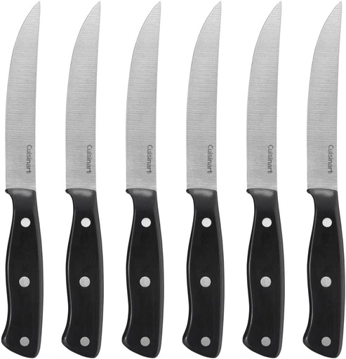 [167181-TT] Cuisinart Triple Rivet 6pc Steak Knife Set