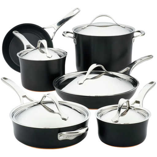 [167977-TT] Anolon Nouvelle Luxe Cookware Set 11pc